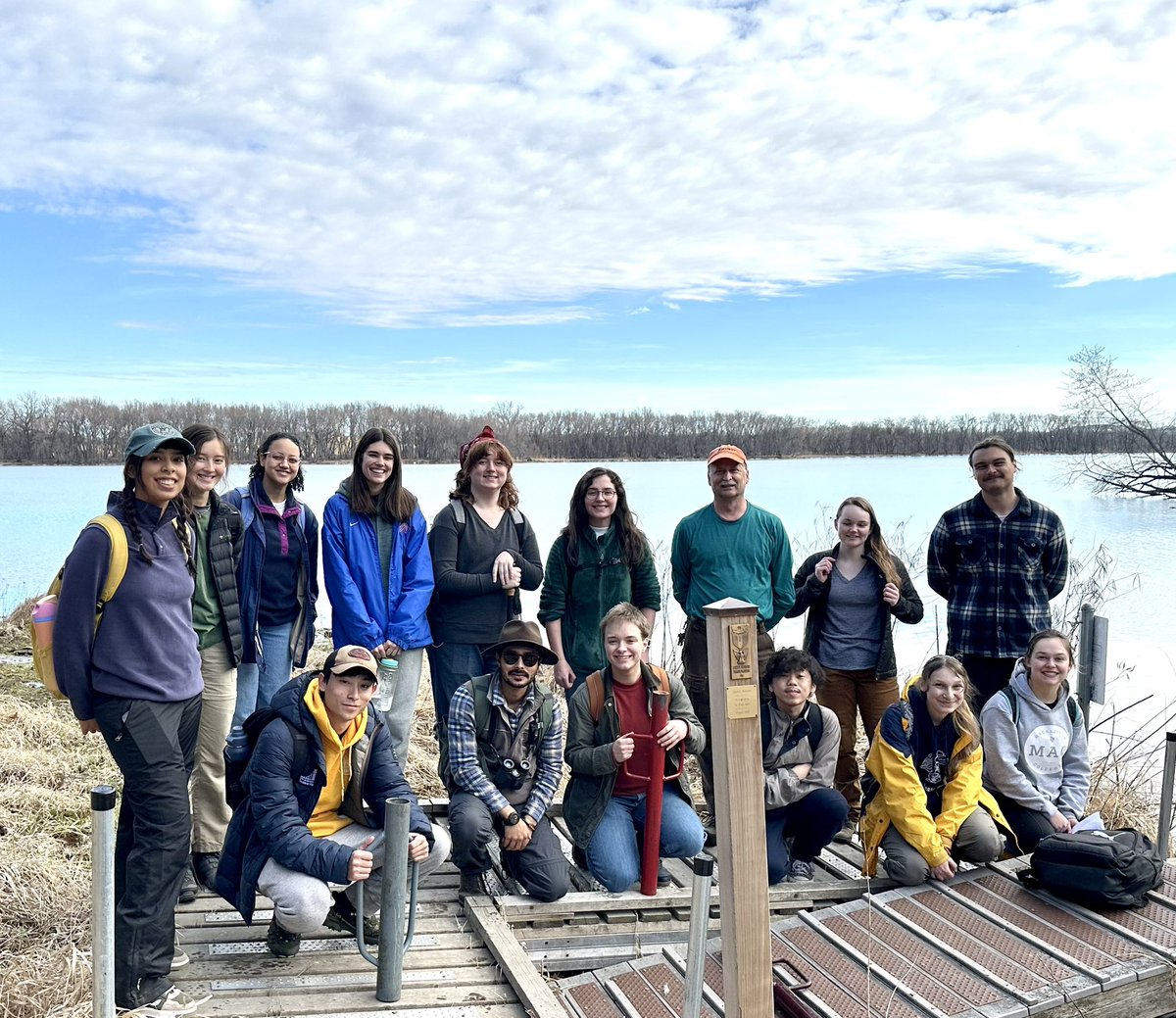 StotraChakraba2's tweet image. Had a great day outdoors at #ordwayfieldstation @Macalester with my #WildlifeMonitoringTechniques Course to set up camera traps in a paired (exclosure) study design to examine herbivory🌱🦌we beat the ticks (I think) &amp;amp; had a great time 🤩 #scienceEd #undergrads #AcademicChatter