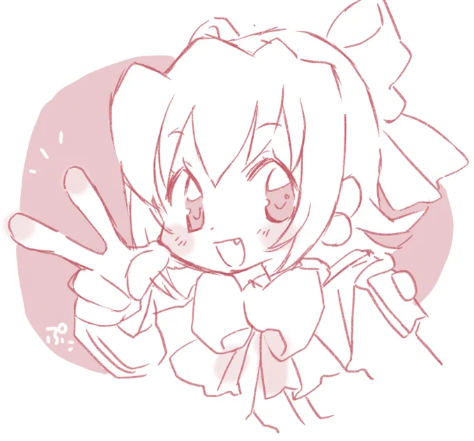 毎年お誕生日が一緒なんだ!と、この時期に描きたくなります。ひばり殿90年代絵むずい 
