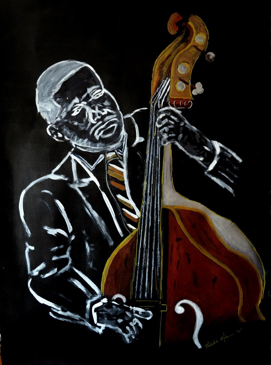Instruments of healing IV part of the "instruments of healing" series, which serves interrogate the relationship between jazz music as a means to healing for men.

70cm x 100 on Fabriano
Acrylic, Charcoal, oil pastel
2024

@ntsikelelomzibomvu_art