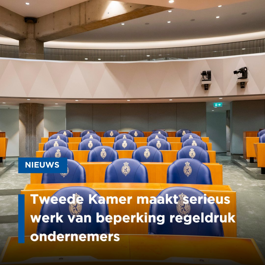 De Tweede Kamer heeft vandaag een reeks moties aangenomen waarmee zij de #regeldruk voor ondernemers wil indammen en voorkomen. 

Welke dat onder onder andere zijn staat hier:⤵️
vno-ncw.nl/nieuws/tweede-…

<a href="/2eKamertweets/">Tweede Kamer</a>