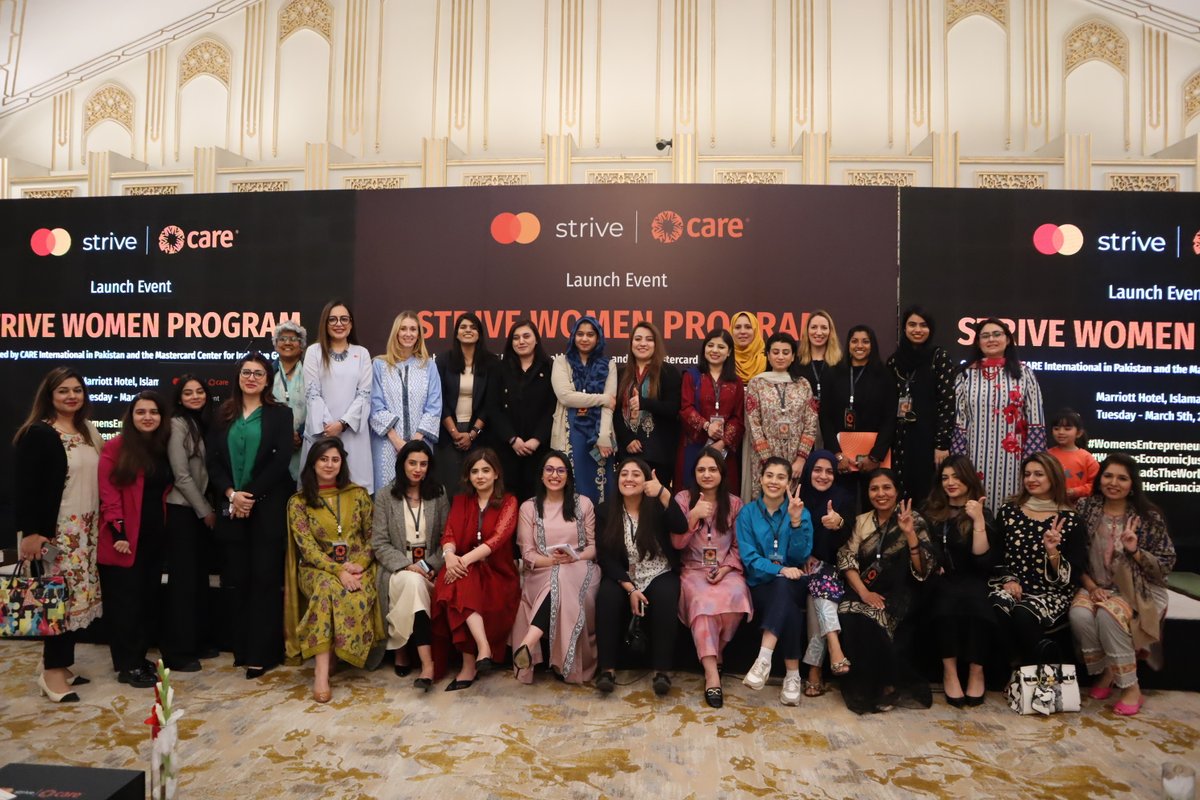 Mastercard Arabia (@mastercardmena) on Twitter photo #Mastercard and <a href="/CAREPakistan_/">CARE Pakistan</a> have joined forces to introduce Strive #Women, a comprehensive four-year initiative designed to bolster the financial well-being and resilience of women-led small businesses across Pakistan.
Building on Ignite's success, Strive Women aims to #Mastercard and <a href="/CAREPakistan_/">CARE Pakistan</a> have joined forces to introduce Strive #Women, a comprehensive four-year initiative designed to bolster the financial well-being and resilience of women-led small businesses across Pakistan.
Building on Ignite's success, Strive Women aims to