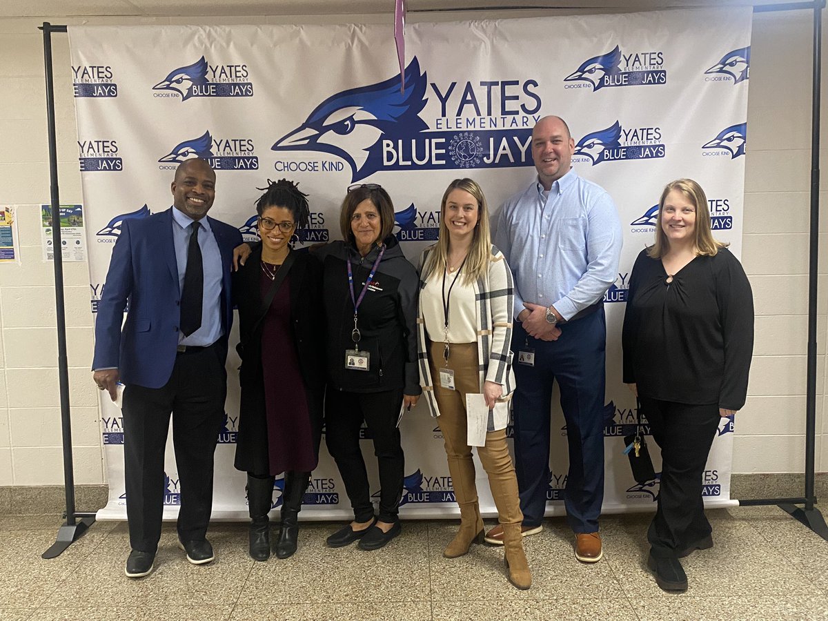 Great morning working with this team on supporting teachers! #walkthroughs #YatesRocks #SchenectadyRising ❤️🤍💙