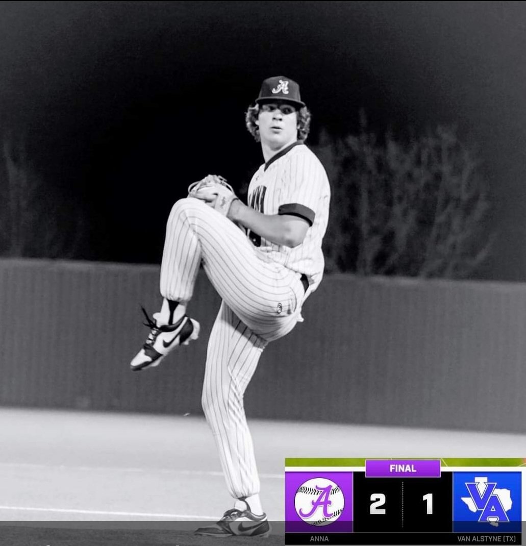Big win to start the season! 13 strikeouts, 3 hits, 1 run over 7 innings. Great team win!
