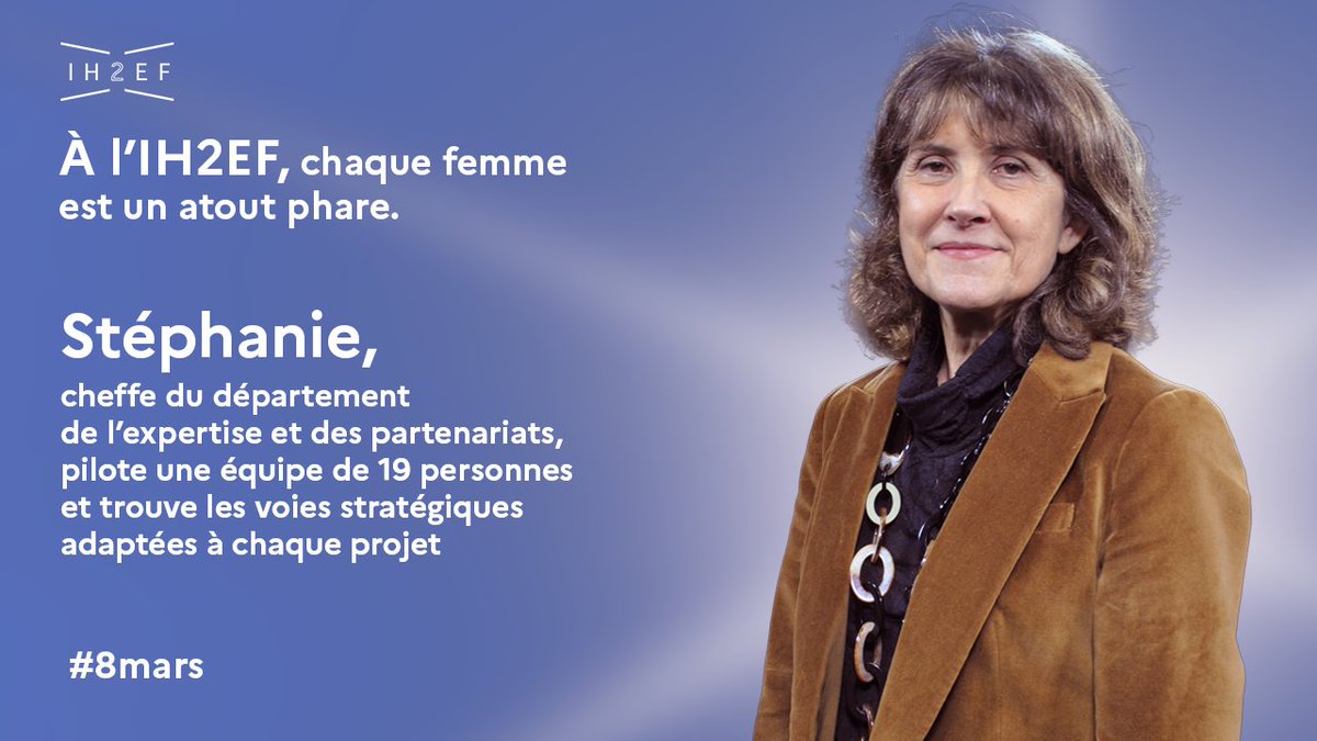 🌟Nouveau portrait inspirant à quelques jours du #8mars : voici Stéphanie, cheffe du département de l'#expertise et des #partenariats