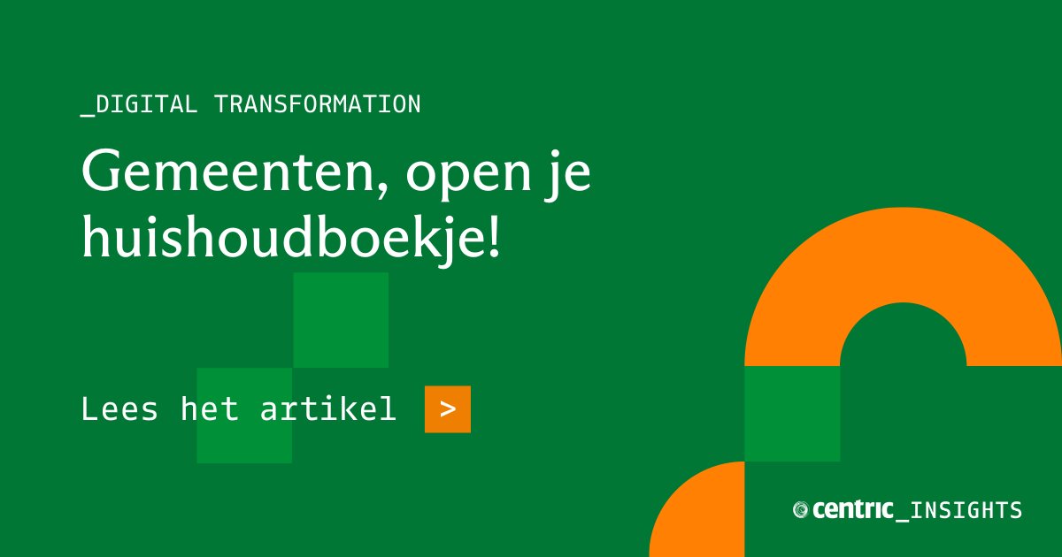 Hoe open moet je als gemeente zijn over je financiën? Het delen van deze gegevens zorgt voor transparantie en versterkt de betrokkenheid van burgers. Toch hebben veel overheidsorganisaties nog een zetje nodig om hun huishoudboekje te openbaren 👉🏼 bit.ly/3wCkcRr