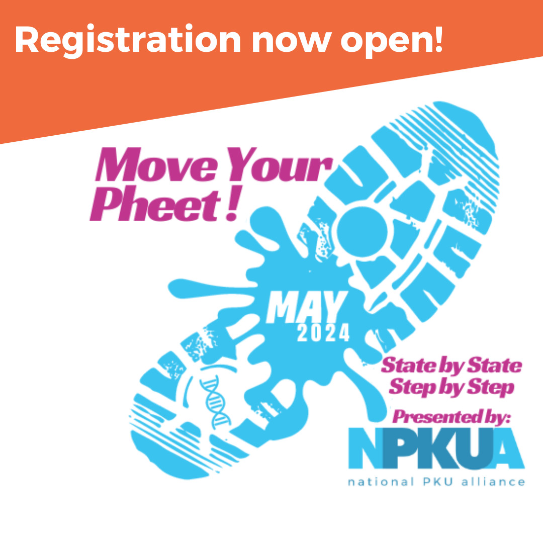 NPKUA_Info's tweet photo. NPKUA is excited to launch our 2024 Move Your Pheet Activity Challenge! To participate, follow the link to the Move Your Pheet website to create your own fundraising page. Choose any activity you like during May- PKU Awareness month!

https://t.co/TMT8zB9Aha. #MoveYourPheet https://t.co/hZk26Ed9RV