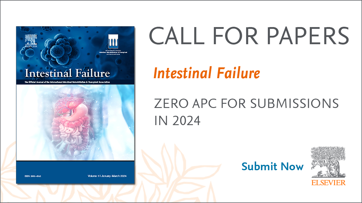 Amazing opportunity for researchers! Introducing Intestinal Failure, the open access journal dedicated to advancing gastroenterology. Submit your work for FREE in 2024 - ZERO APC! Join us in revolutionizing GI health & making knowledge accessible to all. spkl.io/60124xXxI