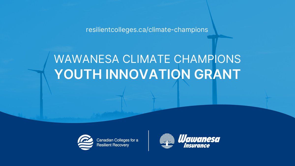 We are thrilled to support Canadian Colleges for Resilient Recovery by investing $150,000 to help communities and future leaders tackle climate change. Learn more: bit.ly/3TroEvC #WawanesaClimateChampions @C2R2_Canada
