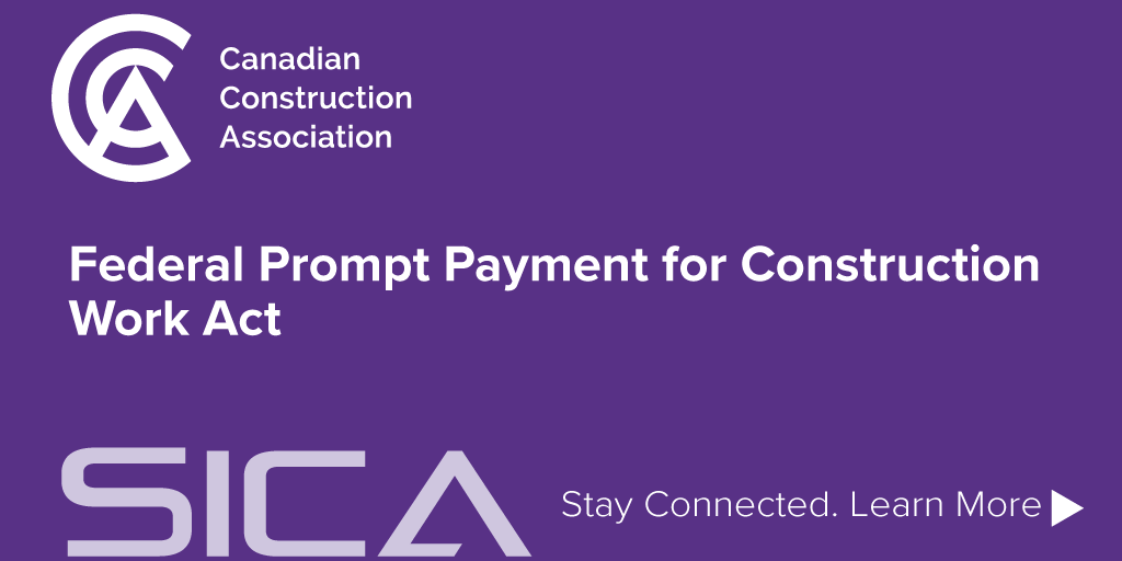 Check out the Latest News for Canada's Construction Industry. Timely payments, job protection, and smoother dealings with the Govt. of Canada are on the horizon. Learn more  ow.ly/iCiO50QM38A #Construction #Canada #PromptPayment #SICABC