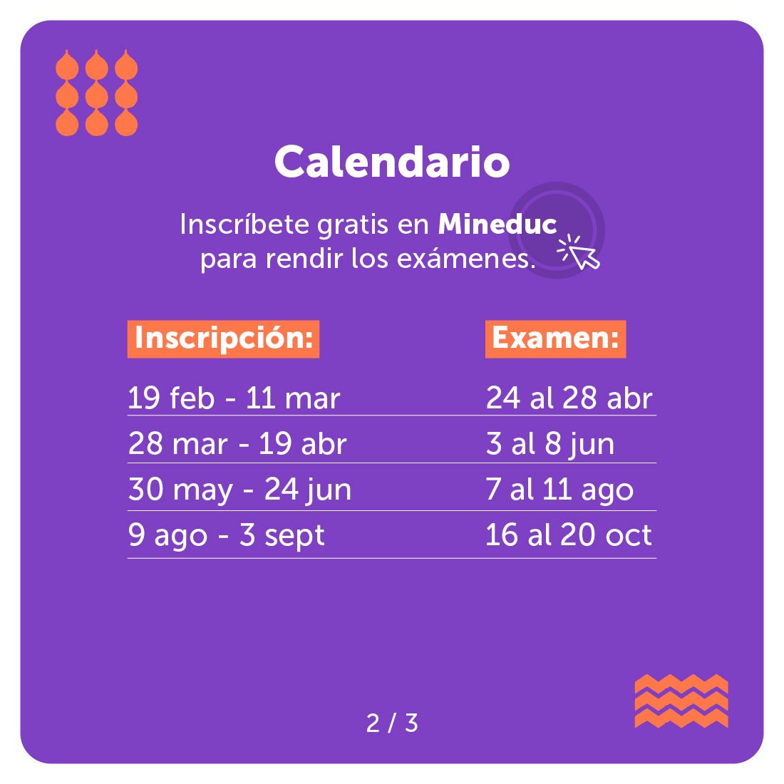 SenceAysen's tweet photo. Si tienes más de 18 años y por distintas razones no has finalizado la educación media, esta es tu oportunidad. Inscríbete en #Gradúate🎓 del Sence y prepárate de manera gratuita para rendir los exámenes libres del Mineduc 🤩.
Comienza ahora en https://t.co/m1vNsUkzL3 https://t.co/N5Ds7BCZLi
