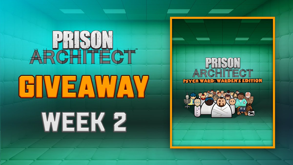 📣 Get your Psych on as we are giving away 5 copies of Psych Ward: Warden's edition this week! 🏆 DLC: Prison Architect - Psych Ward: Warden's Edition on Steam 📜 How to enter: Like, retweet, and comment the craziest fact you know! 5x winners will be announced on March 12th. We…
