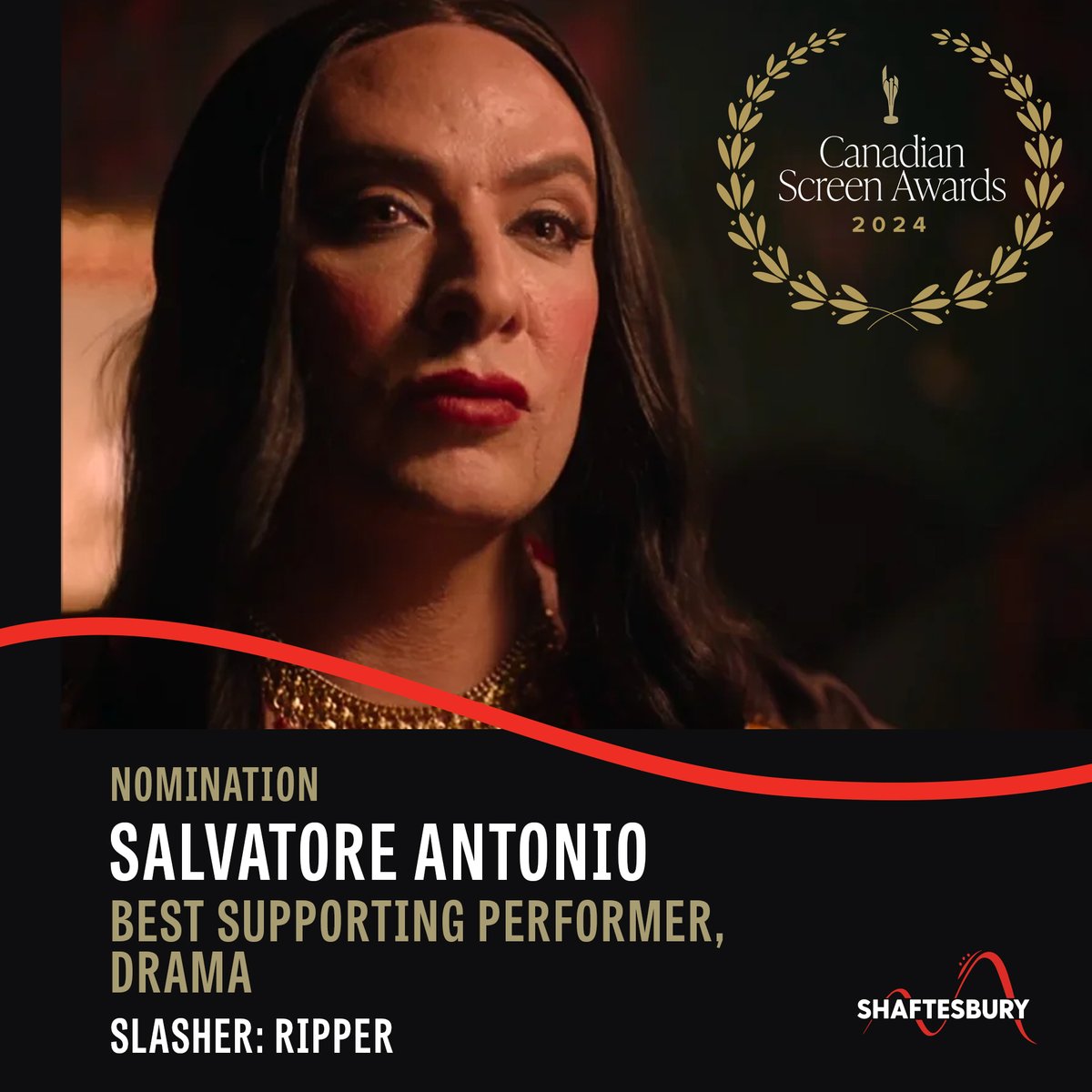 Slasher: Ripper has been nominated for 3 Canadian Screen Awards 🎉🎉🎉Thank you to @thecdnacademy and congratulations to all those nominated 🔪 #Slasher #CdnScreenAwards