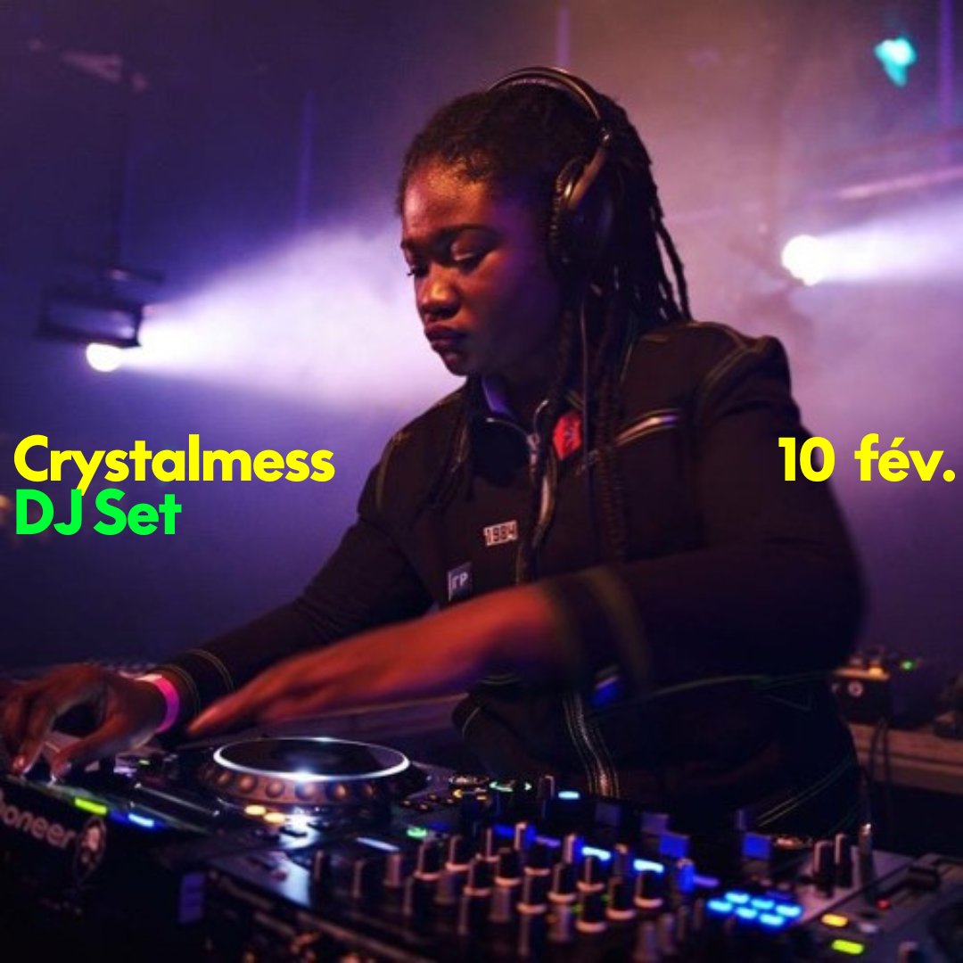 Crystalmess - DJ Set 🪩 _____________ 📆 15 mars - 22h 📍 Chaillot 🔗 Lien en bio #ChaillotExpérience