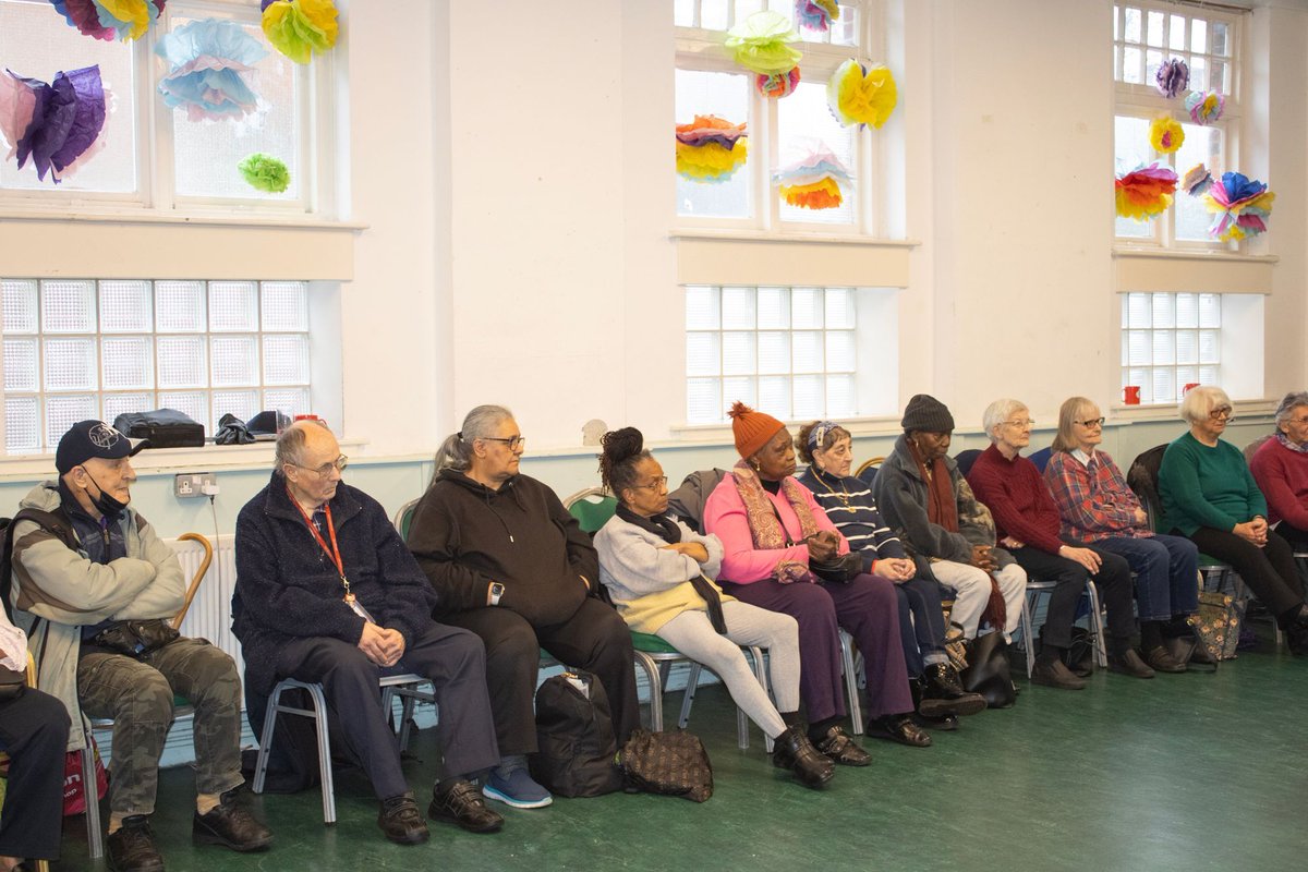 Last week, Baseless Fabric visited our Settlement to delight the participants of the Elders Programme with their street opera performances, vocal exercises and chair dancing. Discover our Elders Programme: buff.ly/3mZCGn9 #operaforelders #streetopera #acesupported