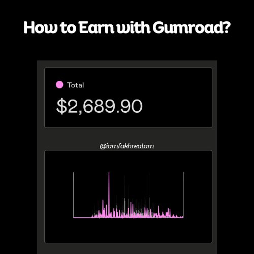 iamfakhrealam's tweet image. On Gumroad, creators earn $1,000,000 a day

You wanna be a part of Gumroad?

But don&apos;t know HOW?

Here&apos;s my GUIDE

To Get:
1. Follow Me (So I can DM)
2. Repost &amp;amp; Reply &quot;G&quot;
3. I will send the guide