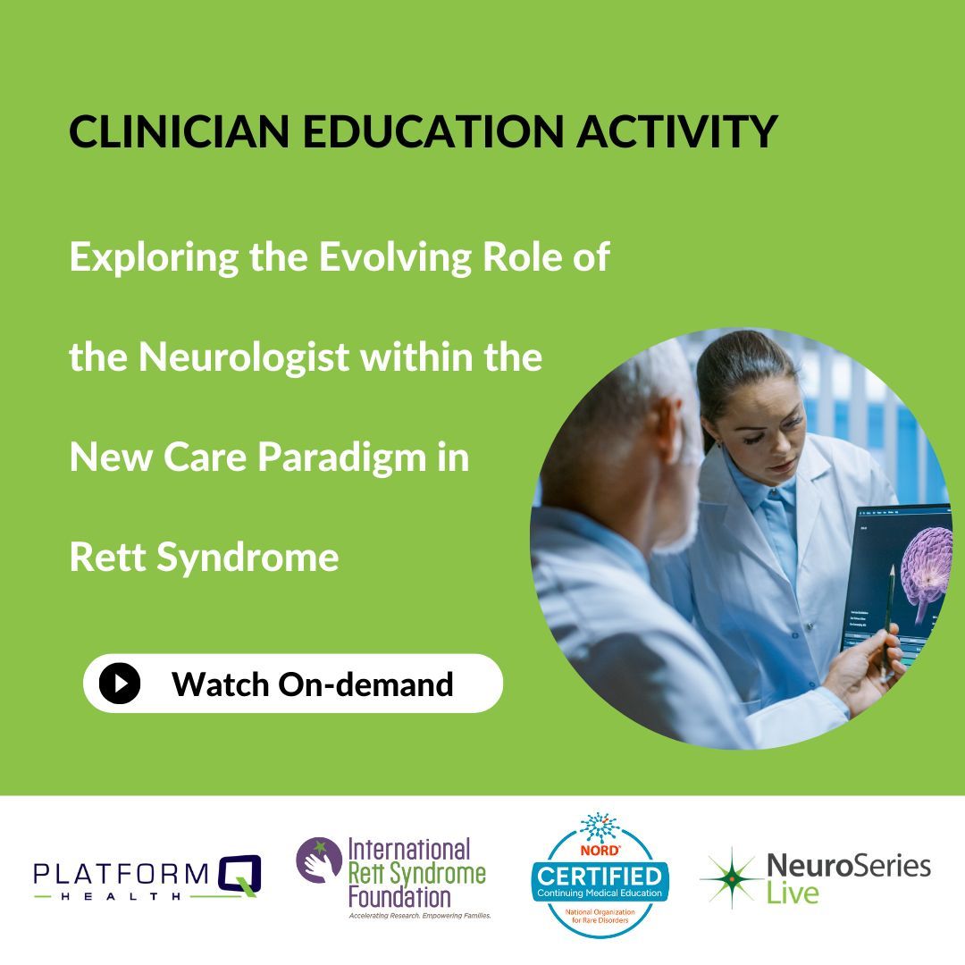 Missed it live? You can watch this free #CME program with @PlatformQHealth on-demand! Discover strategies to develop personalized management plans for patients with #RettSyndrome: bit.ly/4bBtsFF