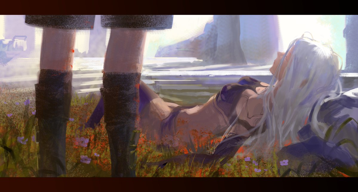 ShinMegamiTen's tweet image. another A2 fanart

#NieRAutomata #nier #2b #a2 #9s #fanart #sketch #rkgk  #NieR #ニーアオートマタ #ニーア