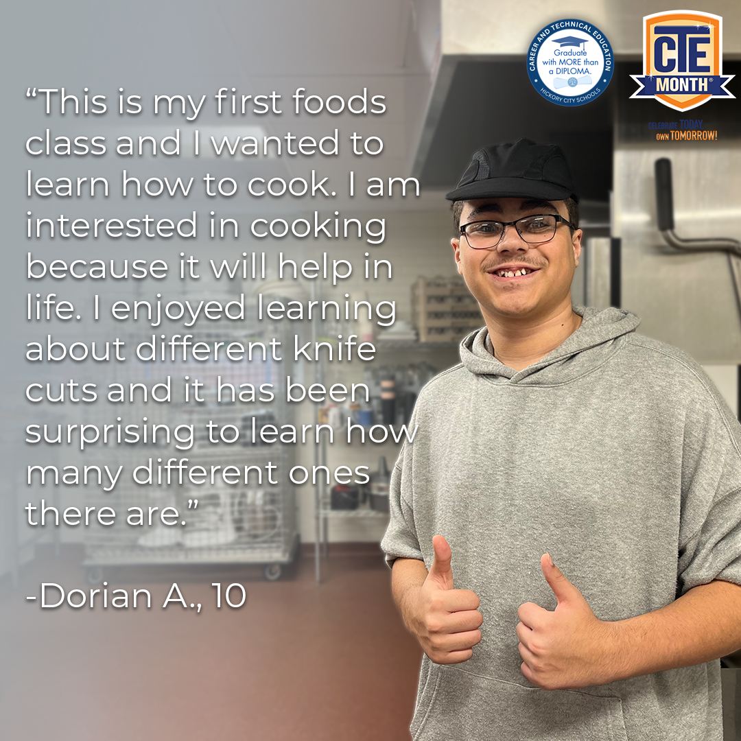 K-64 Learning (@k64learning) on Twitter photo 🍟 K-64 stopped by HCAM's Culinary 1 class, where students were learning to make French fries from scratch. Culinary classes are more than just cooking skills- they're a taste of potential careers in the vibrant restaurant industry! <a href="/HickoryHighCTE/">Hickory High CTE</a> <a href="/hickoryschools/">Hickory City Schools</a> #CTEMonth 🍟 K-64 stopped by HCAM's Culinary 1 class, where students were learning to make French fries from scratch. Culinary classes are more than just cooking skills- they're a taste of potential careers in the vibrant restaurant industry! <a href="/HickoryHighCTE/">Hickory High CTE</a> <a href="/hickoryschools/">Hickory City Schools</a> #CTEMonth