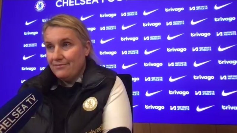 'Sam has our full support. I dont want to jeopardise anything for Sam by speaking about it'. Emma Hayes talking ahead of tomorrow's #ContiCup semi-final against Manchester City #MNCCHE