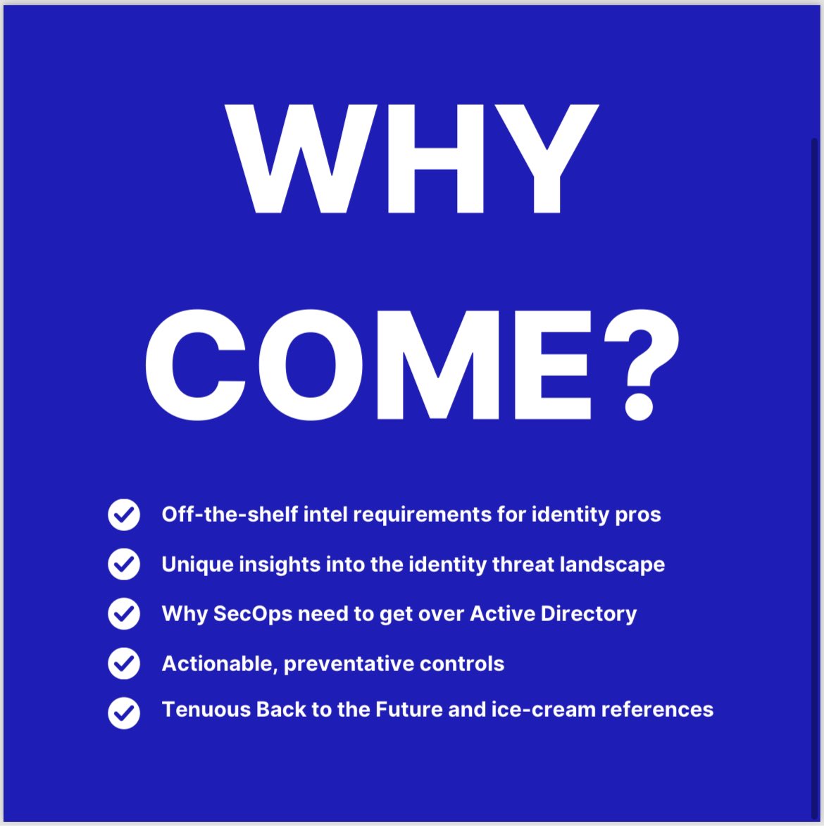 threathuntergrl's tweet image. This May, Michael Marriott and I will take a deep dive into the role of Cyber Threat Intelligence within Identity Threat Detection and Response, and how this might evolve over the coming years.I cannot wait to share this presentation with yโall!
Join us @RSAConference!