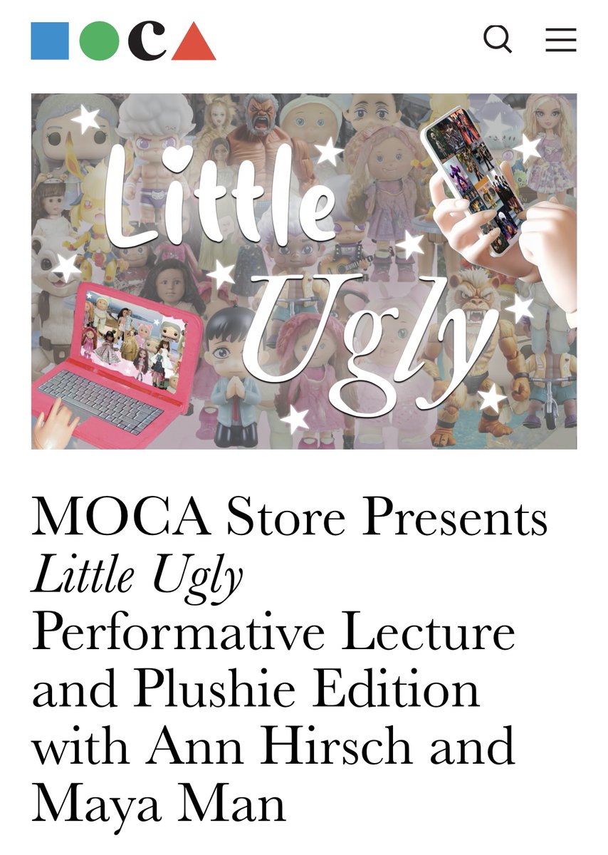 we're coming to MOCA on March 28! in a new performance lecture, @nnHirsch and I will be celebrating the launch of our baby 𝓤Ǥ𝕃¥ ᗷ✩𝓲tς𝐡є𝐒 @myuglybitches plushie and debuting our new sequel collection 𝕃𝕚𝕥𝕥𝕝𝕖 𝔻𝕒𝕣𝕝𝕚𝕟𝕘𝕤... sooo excited Los Angeles come hang 🐾