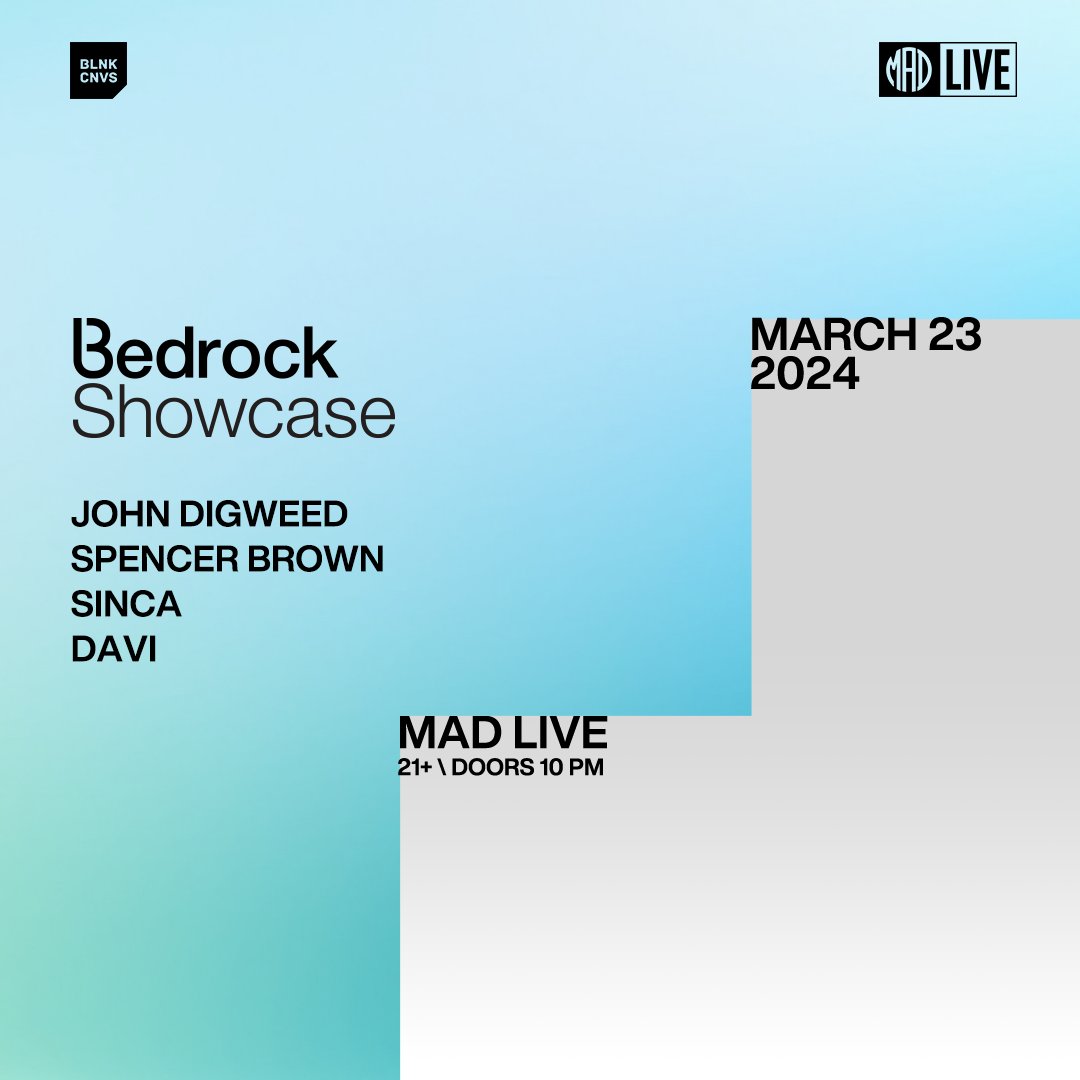 Such an honor to announce I’m playing @BedrockRecords party in Miami Big thanks @DJJohnDigweed for having me Tix: tixr.com/e/93223