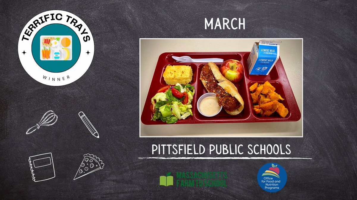 Pittsfield Public's FSD Jeremy Wells & staff served a meatball sub with marinara (buff.ly/48HF6fh), butternut squash (buff.ly/3wFQACN) from Plainville Farms, apples from Pine Hill Orchards, w. Homemade Ranch (buff.ly/3IoeaXm). @SNAMass @MASchoolsK12