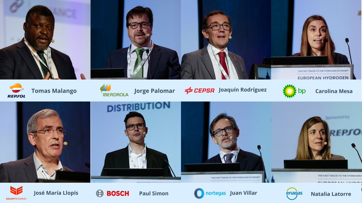 In case you missed it, here is a  compilation of pictures of our speakers from Plenary 1: Hydrogen  Production, Transport &amp; Distribution #EHEC2024