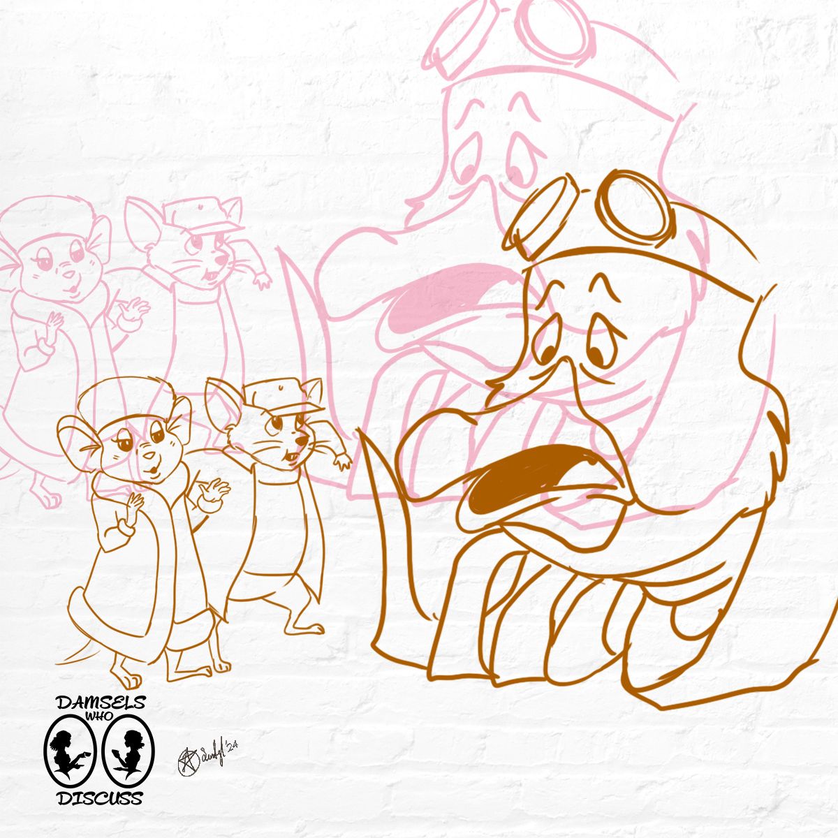 DamselsWhoDisco's tweet photo. We hope you've got your lasso and your nerves ready because we're in Australia for the 1990 animated adventure The Rescuers Down Under! Grab your razorbacks and your goannas and get ready for this epic adventure with the Damsels!

#bernard #bianca #rescuersdownunder https://t.co/wzoLVXTOxd