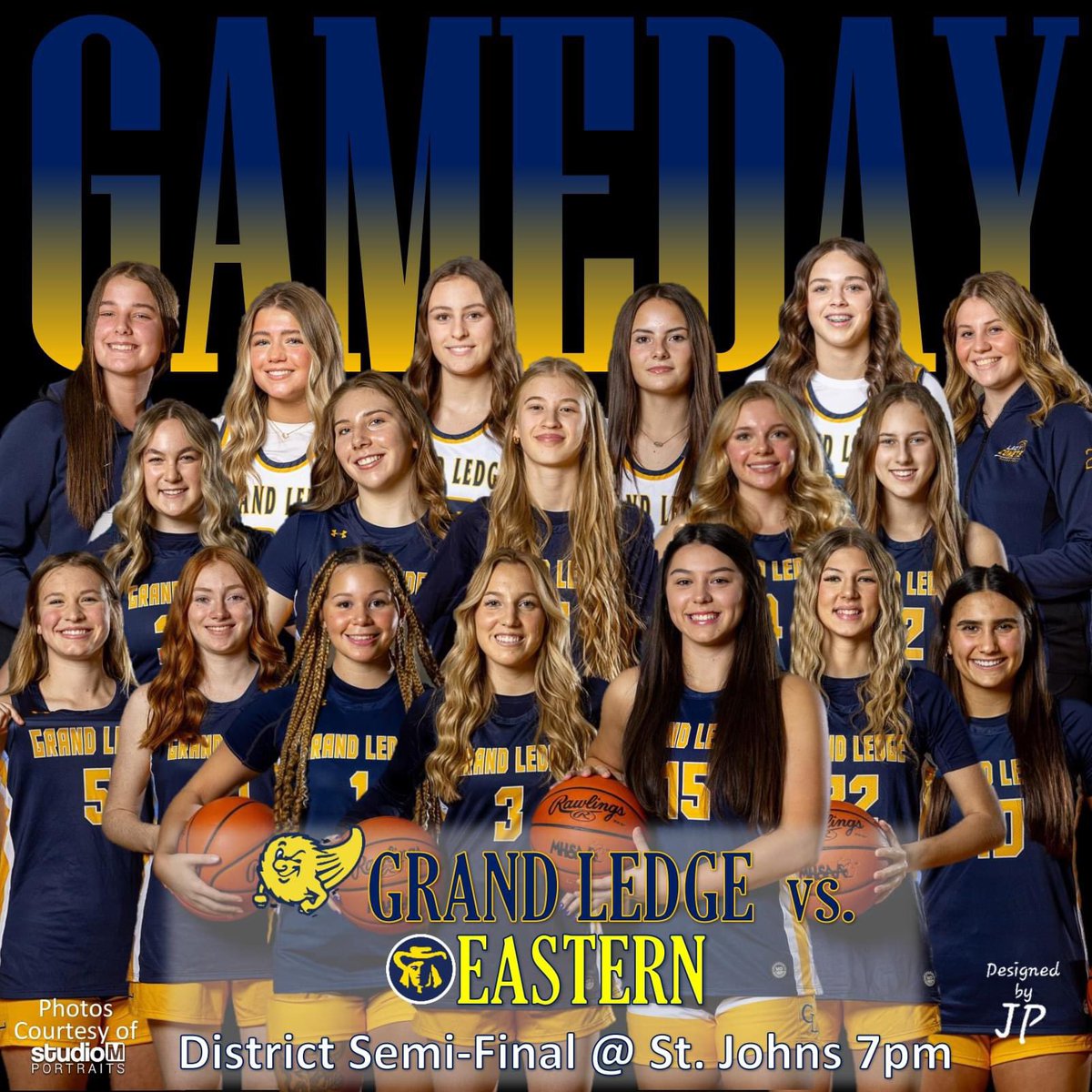 IT'S GAME DAY!
Our Lady Comets travel to St. Johns to take on the Eastern Quakers in the District Semi-Finals.