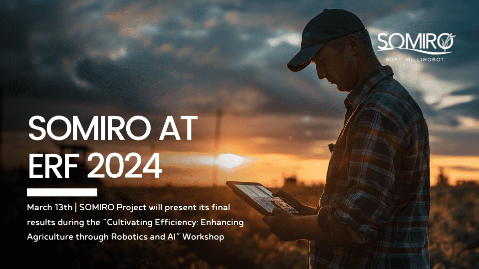 🌟 We're thrilled to announce that #SOMIRO will be showcasing its final results at #ERF2024!
🤖 Join us as we unveil the culmination of our project, highlighting the innovative advancements in robotics and AI.
See you there!
#Robotics #AI #Innovation
bit.ly/49DJaic