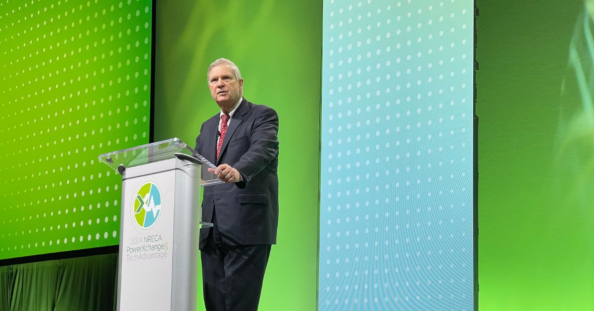 NRECANews's tweet image. &quot;Electric cooperatives are more than just power providers. They are visionaries who empower the communities they serve through investing in their local economies,&quot; @SecVilsack #PowerXchange24 #TechAdvantage24