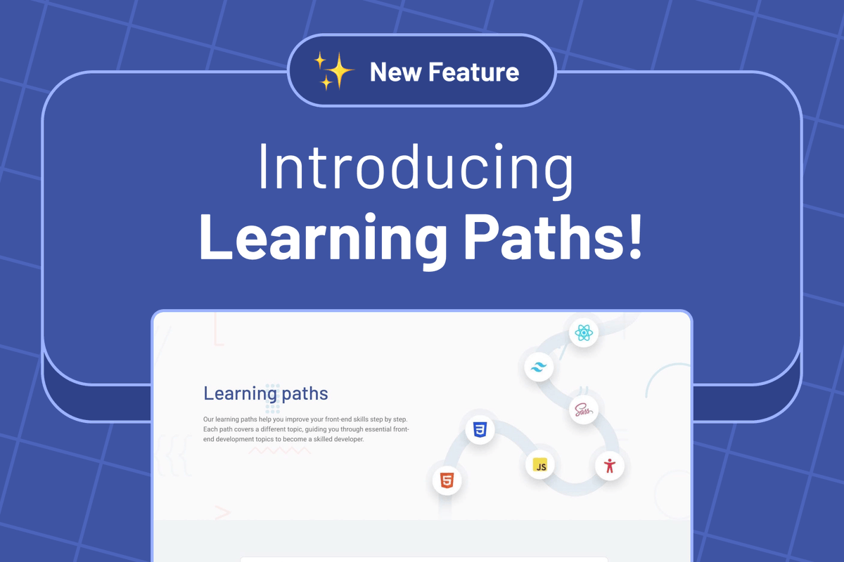 We're incredibly excited to say we've just launched learning paths on the platform! 🥳

Until now, we've focused on individual challenges. But we know we can do more to provide guidance and support. Learning paths will help us do just that!

Here's more info 👇