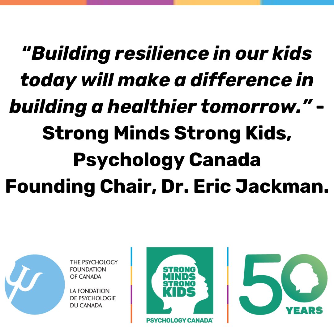 Strong Minds Strong Kids, Psychology Canada tweet media