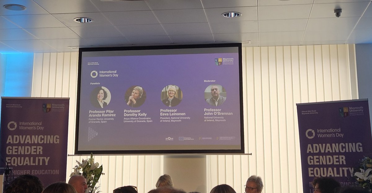 Very inspiring conversations at the @MaynoothUni #IWD2024 event @IrelandRepBru on Advancing Gender Equality in higher education leadership. Role models and mentors emerge as some of the important success factors mentioned by panellists.