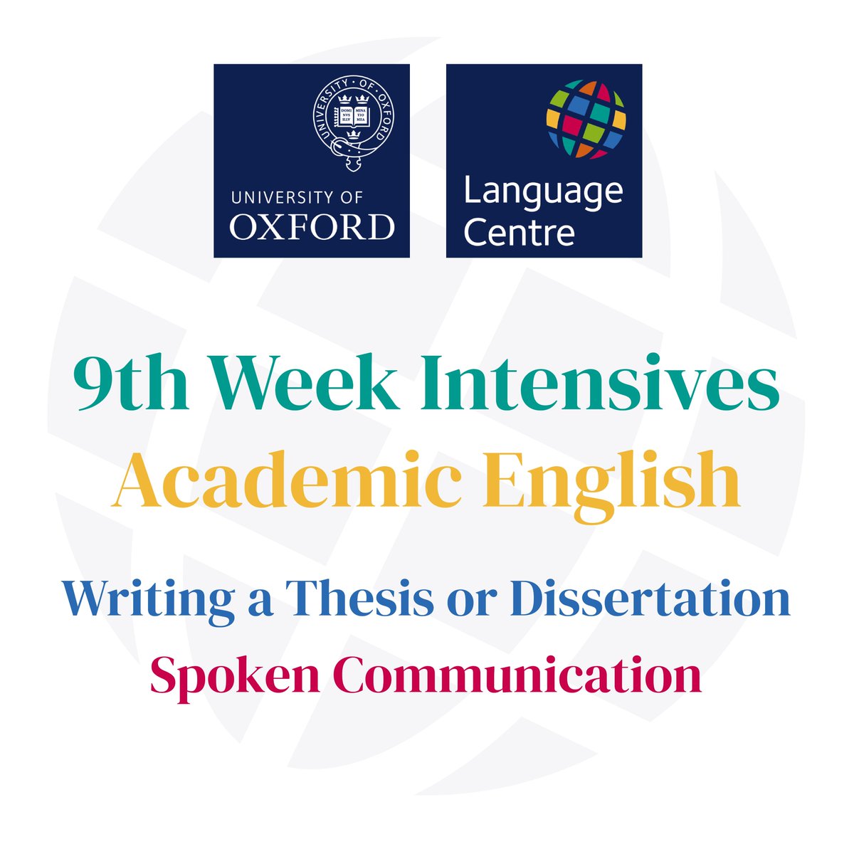 Last chance to book for our one-week Intensive Academic English courses taking place online and in person next week. Enrolment will close at 12 noon tomorrow, Thursday 7 March. ENROL: lang.ox.ac.uk/academic-engli…