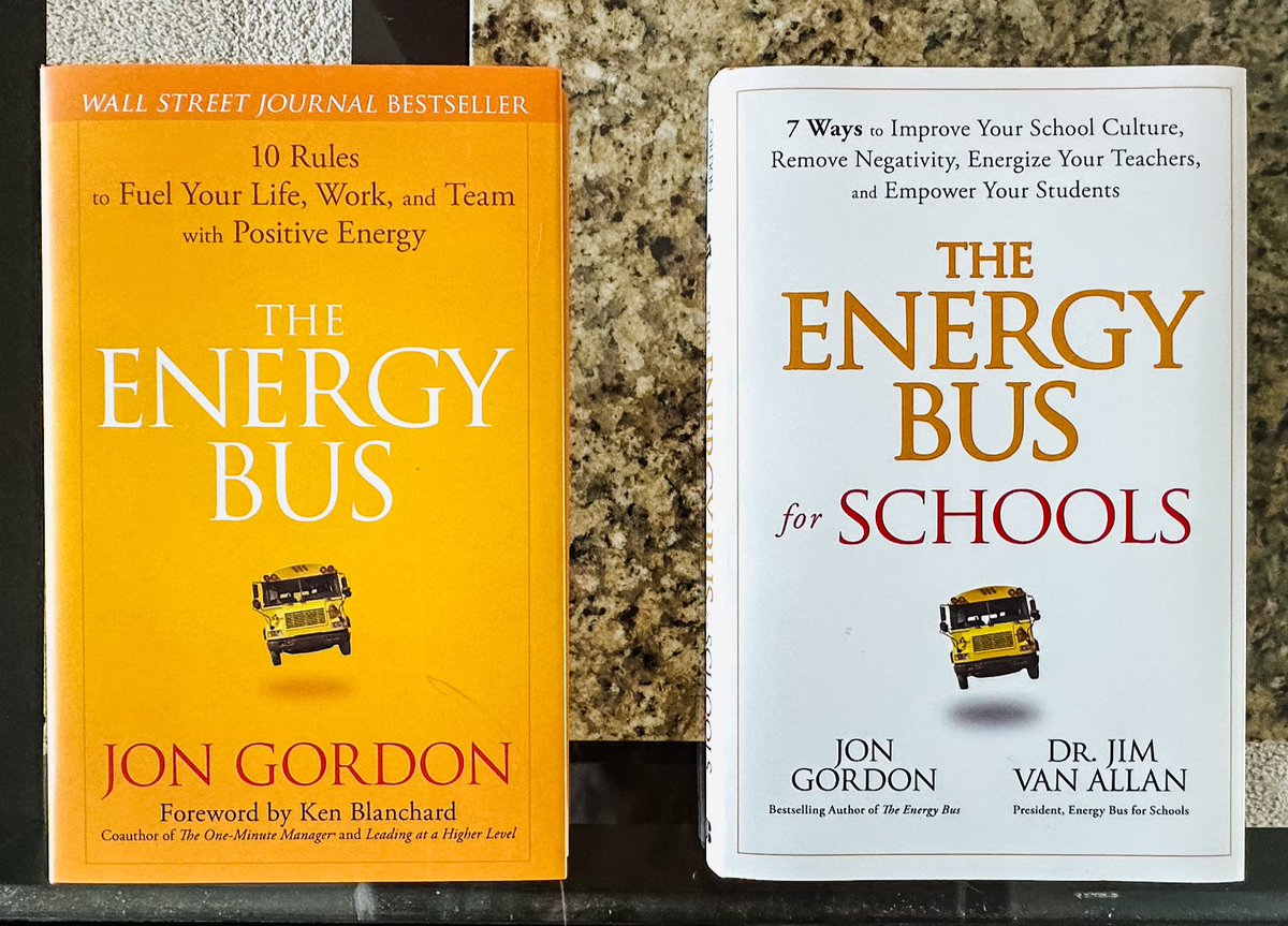 Today is the day!! The Energy Bus had a baby and it’s The Energy Bus for Schools! Everyone say Happy Book Day! Support the mission to impact schools by getting a copy for a school leader in your area. energybusforschools.com/ebsbook/