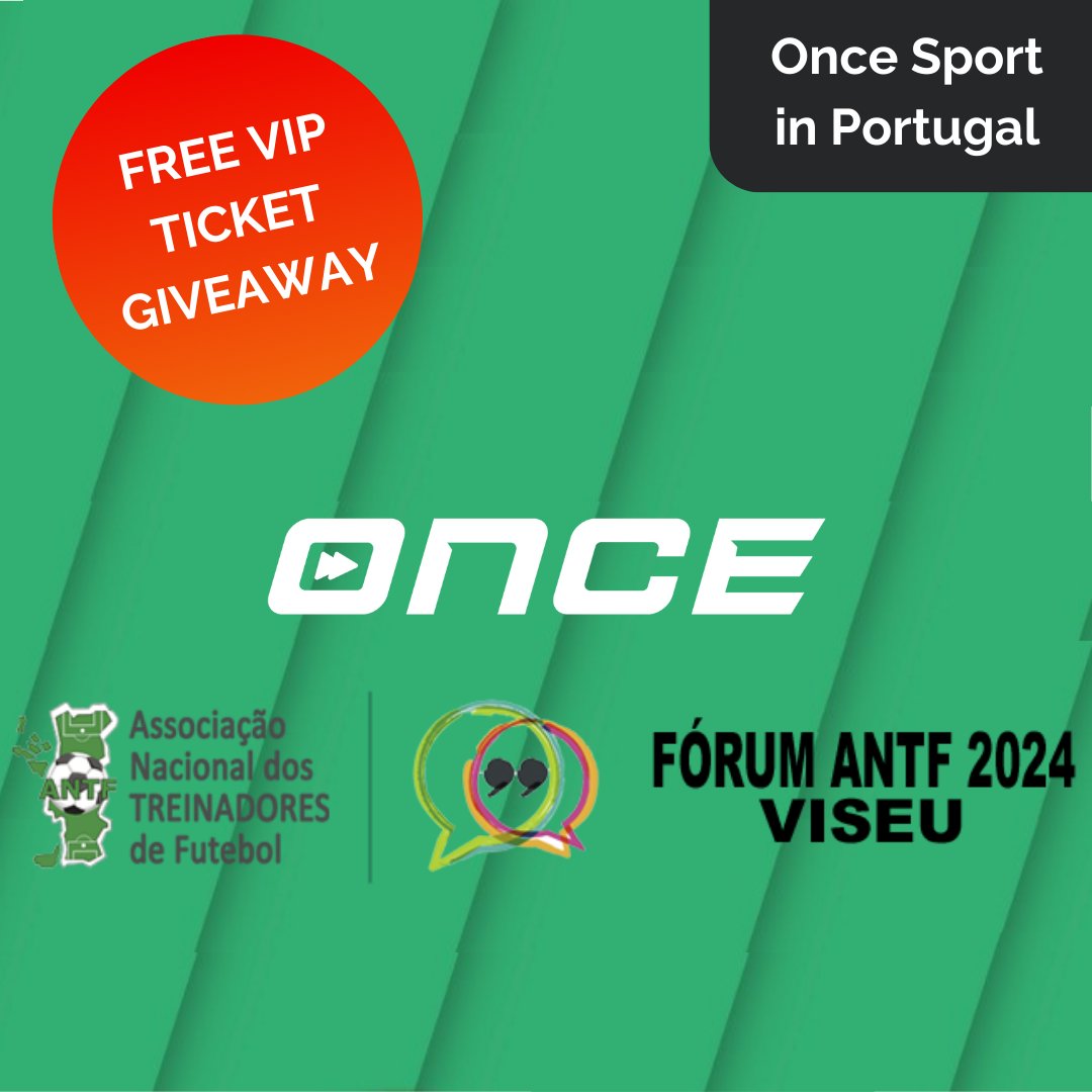 [GIVEAWAY - VIP TICKETS] We are thrilled to announce our presence at the 2024 Football Coaches Forum in Portugal organized by ANTF on March 18th-19th! 📢 Join us at our booth, where we'll be showcasing Once Video Analyser and Once Autocam. We'll also be exploring vibrant cities…