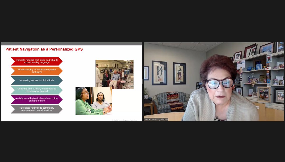 preventcancer's tweet photo. Dr. Electra Paskett, Marion N. Rowley Professor of Cancer Research at @OhioState, answers the question of why we need patient navigation in four simple words. When it comes to navigating the health care system...

"We need a GPS!"

@e_paskett
#PreventCancerAdvocacy https://t.co/FXtoZMONpE