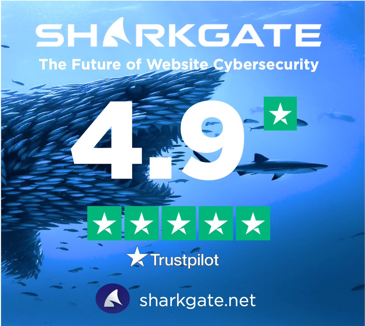 Our AI-powered website protection is adaptive and evolves, stopping hacker attacks in their tracks. Compared to competitors, our tech is simply the best. Our clients think so too... They score us 4.9/5* on Trust Pilot - proof is in the pudding! #fightingback #wearesharkgate