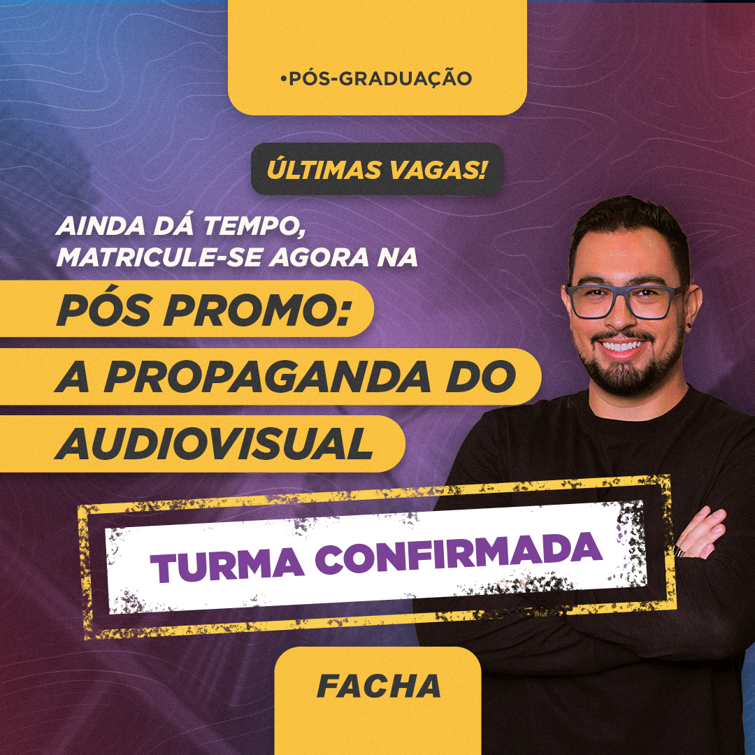 FaculdadeFACHA's tweet photo. TURMAS CONFIRMADA!

Quer ganhar destaque na área que mais demanda profissionais qualificados?

São as ÚLTIMAS VAGAS para se matricular na pós-graduação PROMO: a propaganda do audiovisual!

Entre em contato com o Whatsapp abaixo e faça a sua matrícula! 👇

📲(21) 99612-8026 https://t.co/aTbei77TYn