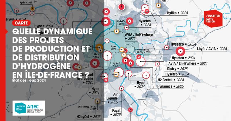 Après un premier état des lieux il y a deux ans, l’AREC vous propose une cartographie des projets #hydrogène en Île-de-France, à la fois de production, de distribution et d'usages, ainsi qu'une analyse synthétique des grandes tendances du secteur. arec-idf.fr/dossiers-a-sui…