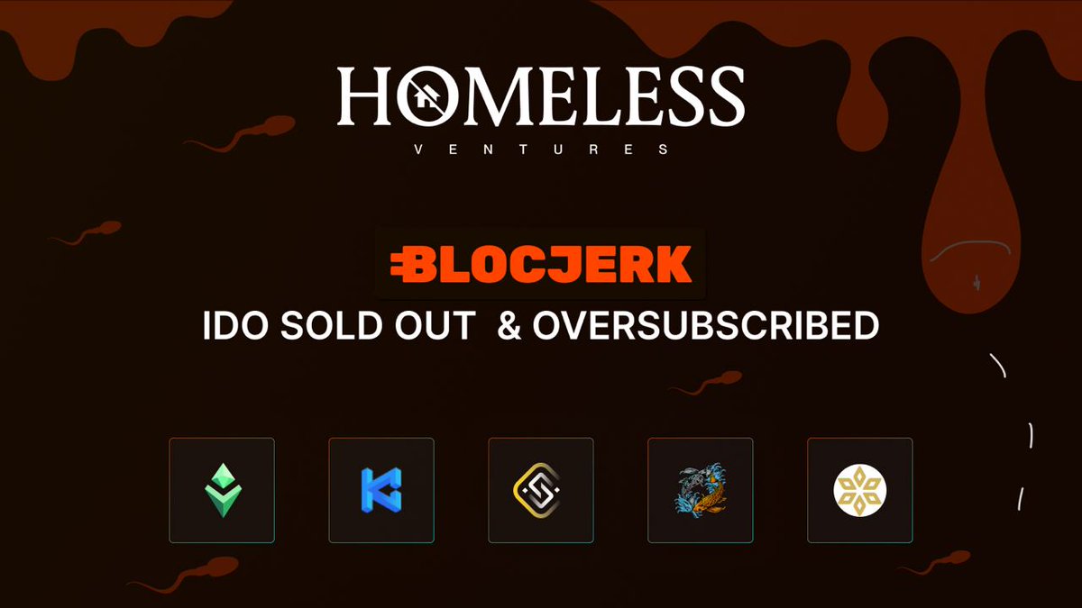 After all 5 of their IDO rounds sold out in rapid time via:

@Kommunitas1
@KOI_BRC20
<a href="/TheGemPad/">𝗚𝗲𝗺𝗣𝗮𝗱</a>
<a href="/BSClaunchorg/">₿SClaunch</a>
<a href="/Spores_Network/">Spores Network</a>

HV are pleased to announce our strategic investment in <a href="/blocjerk/">blocjerk</a>.

TGE on 7/3/24 @ 12pm UTC

$BJ - 0x9cAAe40DCF950aFEA443119e51E821D6FE2437ca