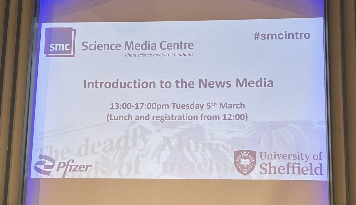 📢New blog post: Society trusts scientists, so trust yourself and talk to the press. PhD student Molly Brown shares her takeaways from the ‘Introduction to News Media’ session run by the Science Media Centre. #smcintro york.ac.uk/anthropocene-b…