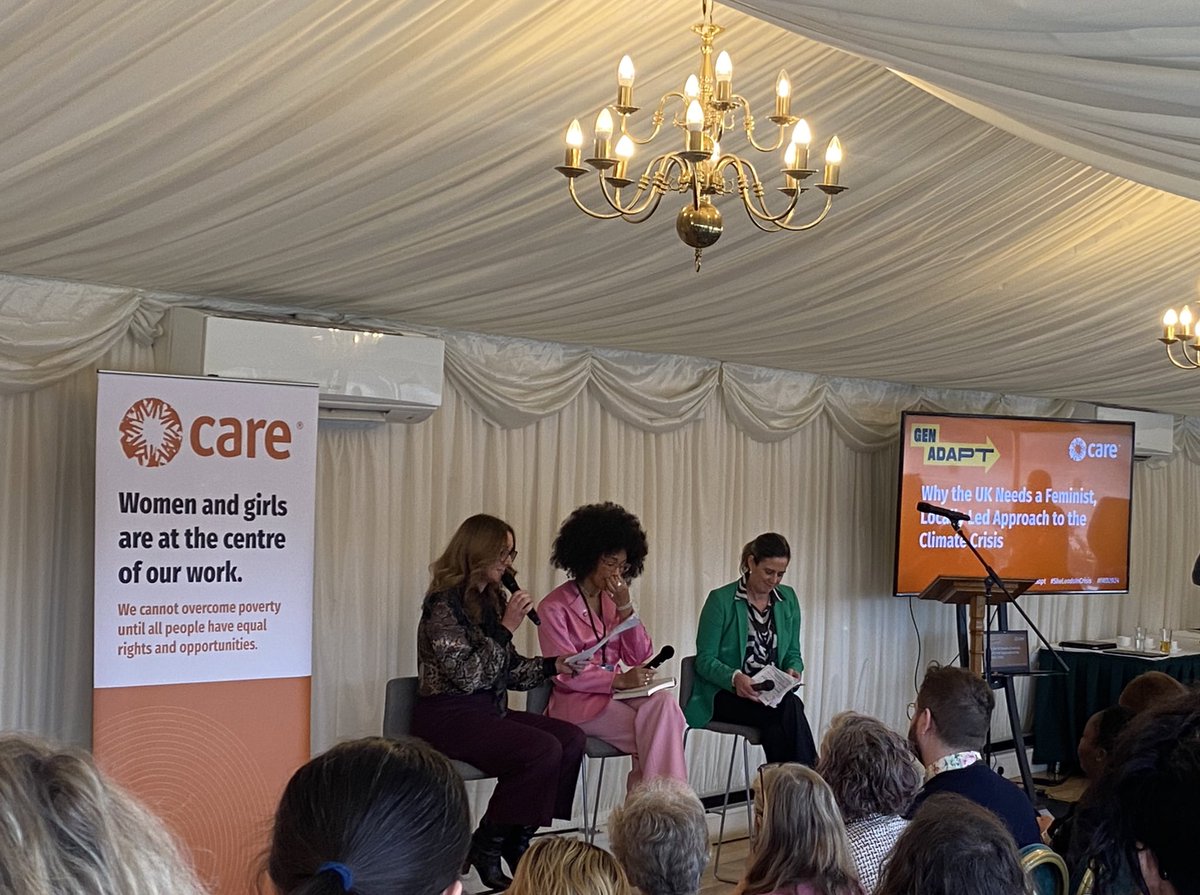 We were pleased to attend today a brilliant event hosted by our member <a href="/careintuk/">CARE International UK</a> on why the UK needs a feminist &amp; localised approach to the climate crisis. Important points were raised on the unequal impact of climate change on women and the exacerbation of existing inequalities