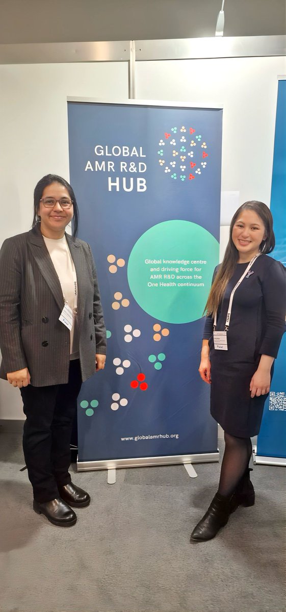 👋If you are at the 8th AMR Conference in Basel - make sure to come and say hello to the Global AMR R&D Hub team - stop by booth #9 to find out more about our work on #AMR #RnD #OneHealth #Basel #AMRConference @AllianceBEAM