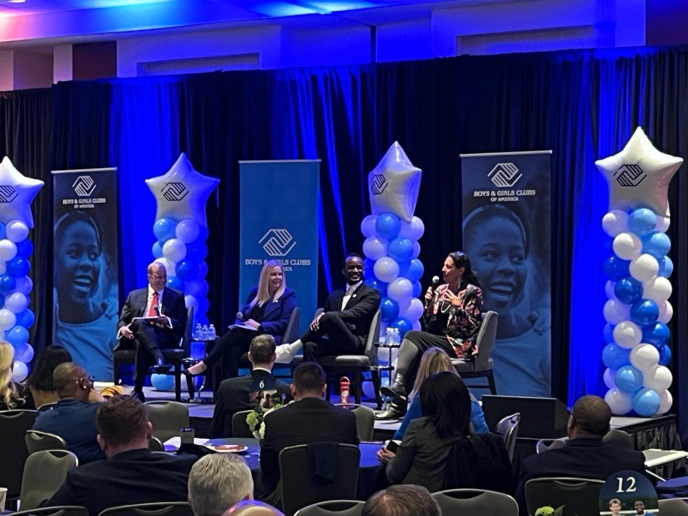 Amy Loyd with the U.S. Department of Education @USEdGov speaks to federal efforts to ensure young people are prepared for the workforce of the future &amp; the advocacy needed to support those efforts. 
“It’s storytelling that changes minds, and its hearts &amp; minds that shape policy.”