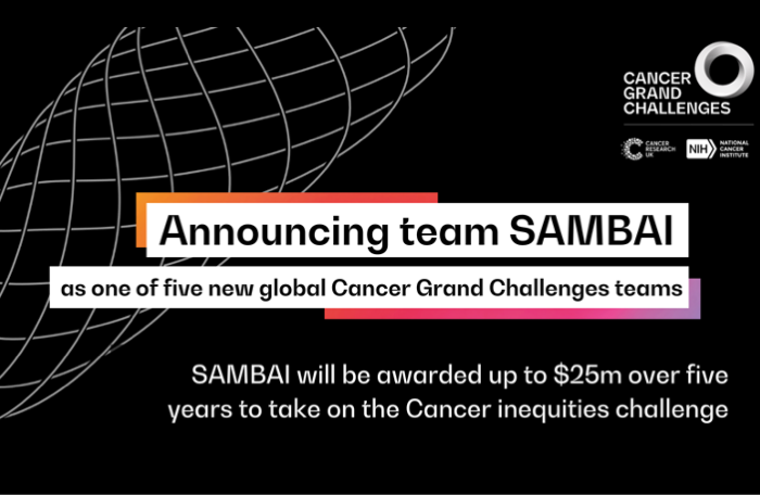 Congratulations to team SAMBAI, led by Dr. Melissa Davis and including NYGC's Dr. Nico Robine and Dr. Marcin Imieliński, for their #CancerGrandChallenges award! SAMBAI was selected by @CancerGrand to tackle the issue of cancer inequities. 
Learn more: bit.ly/48IgwLe