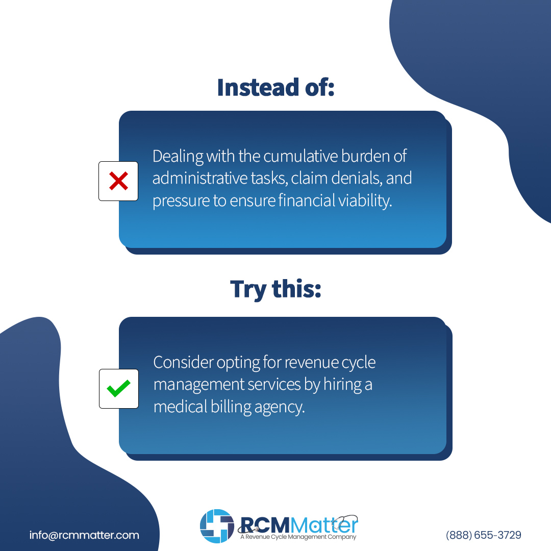 Outsourcing medical billing to a specialized company can be a strategic decision for healthcare providers looking to streamline their operations and improve efficiency. 
Learn More rcmmatter.com.

#RCMMatter #Administrativetask #HealthcarePractice #USA #MedicalBiling