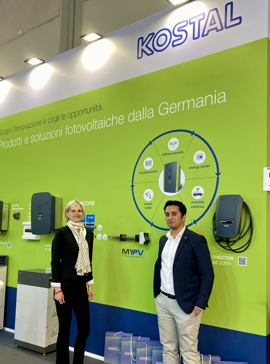 We are making our debut at the KEY ENERGY 2024 in Italy, the international trade fair for sustainable energy. Visit us at our joint booth with our compatibility partner KOSTAL, booth number 192 in Hall D7. #myPV #empoweringthesolarfuture #solarenergy #KeyEnergy22